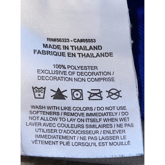 Men’s Nike Team Dri-Fit Shorts Men's Size Large Blue w/ White with Logo & Horse - Picture 5 of 8